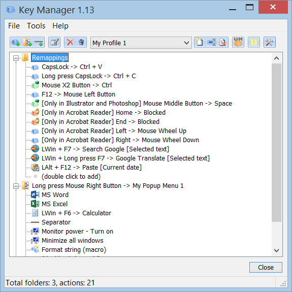 Key Manager screenshot